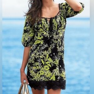 Moda International Victorias Secret Vintage Rope Tie Sundress